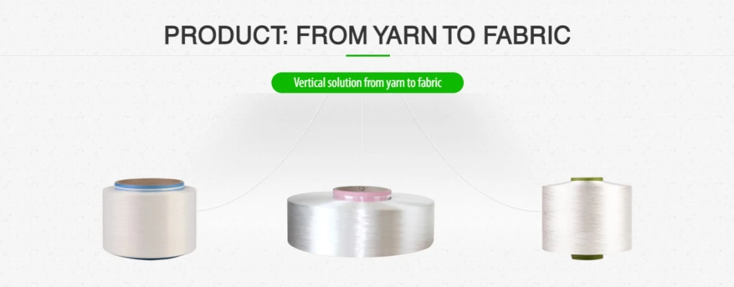 POY 50d/72f Eco Natural Recycled Polyester Yarn with Grs Oeko Certificate